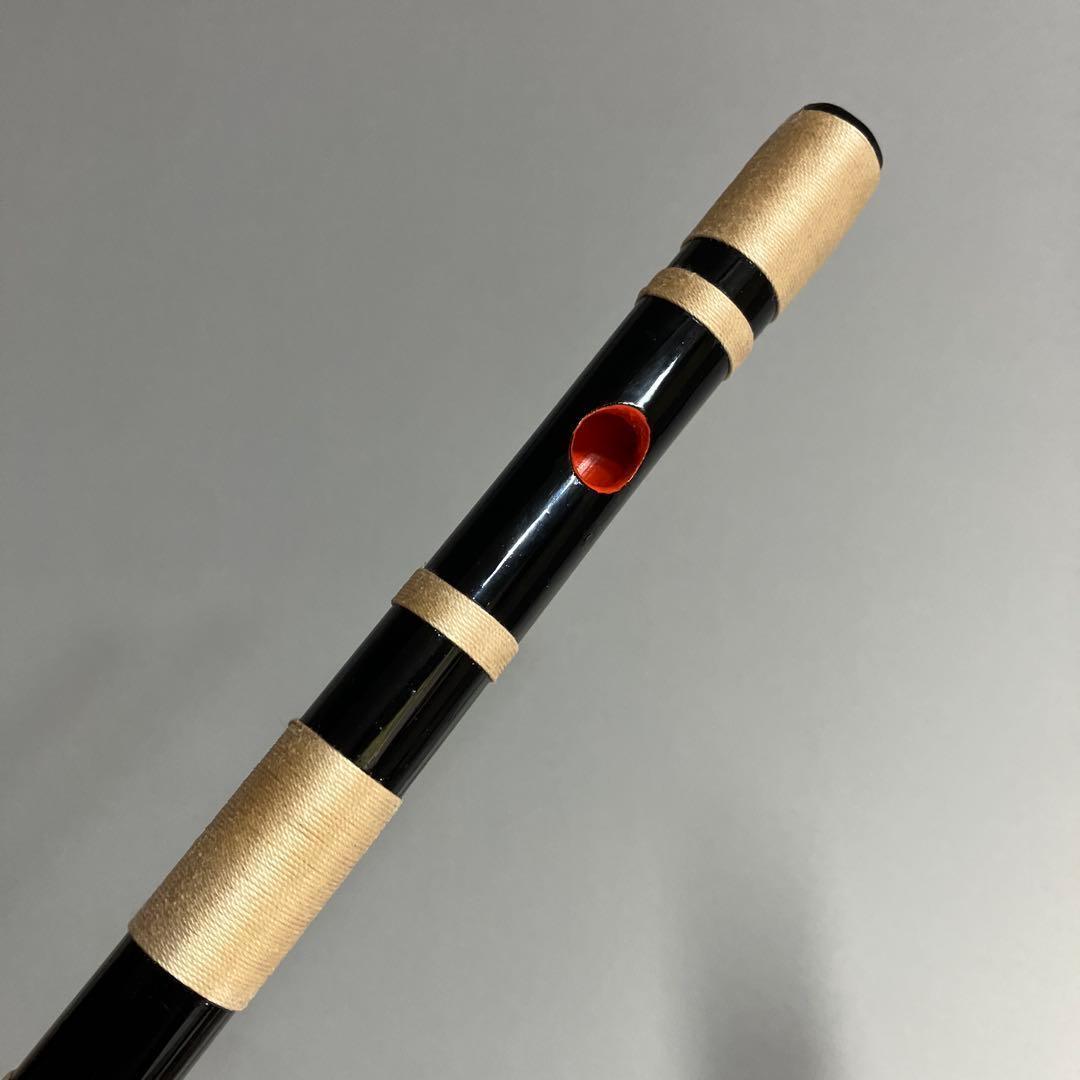 【 神楽笛（古典調篠笛、囃子笛）】MRK- 93　石見地方　和楽器　竹笛 　総巻