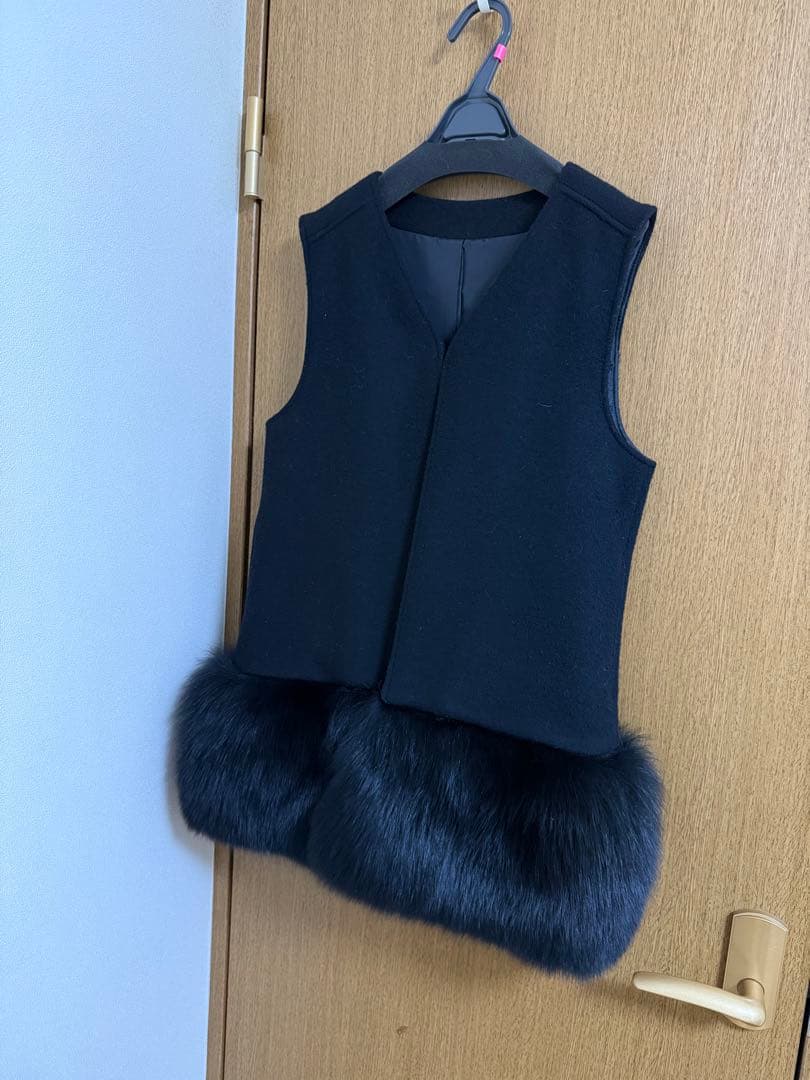 シェリエ Sheller ファーベスト ファー ベスト FOXファー