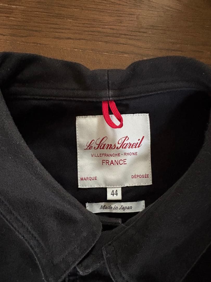 ANK別注×Le Sans Pareil　モールスキンJKT　ブラック