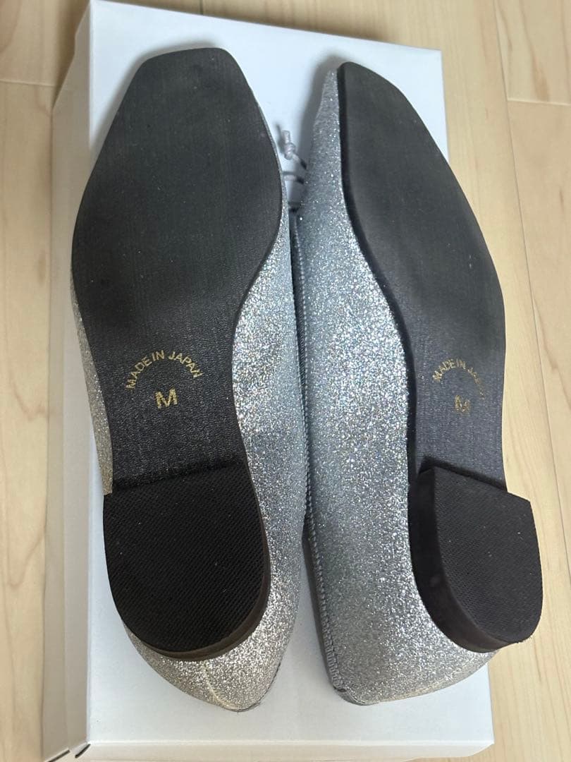 （新品）cohina スクエアトゥバレエシューズ