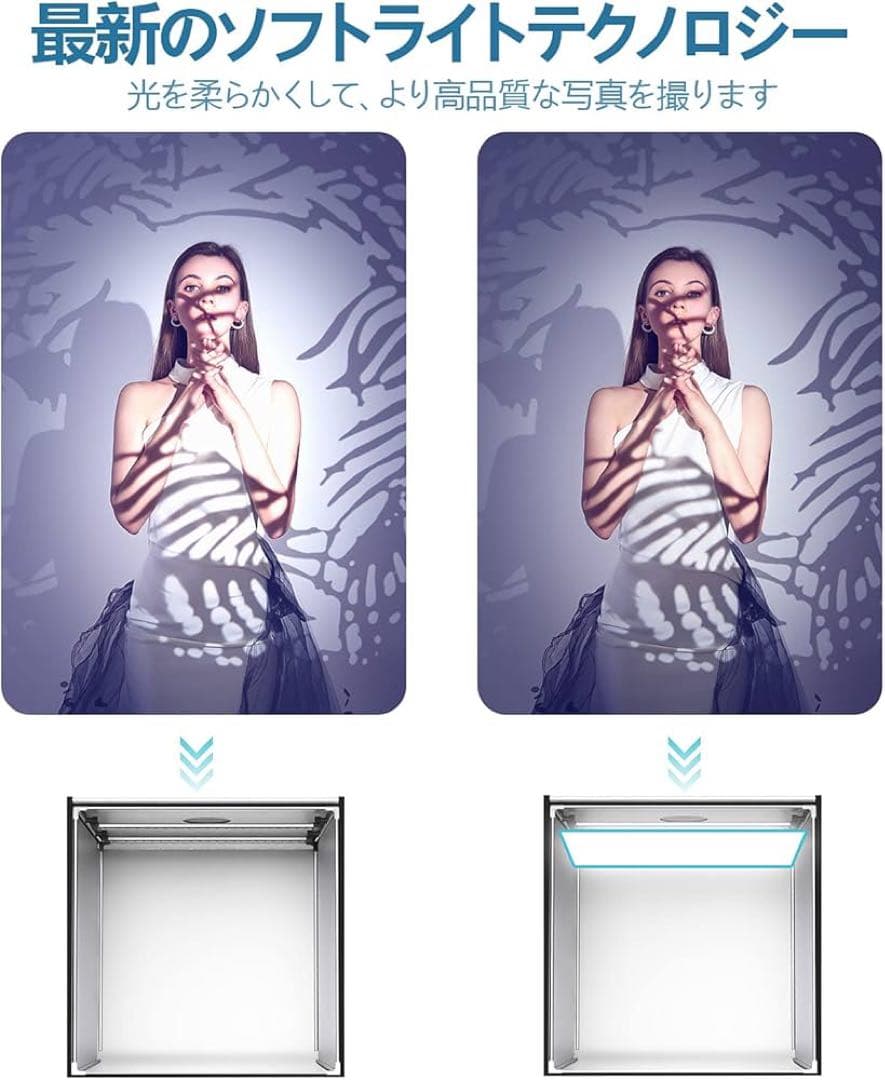 新品 超大型 撮影ボックス5500K 撮影キット SAMTIAN 104cm