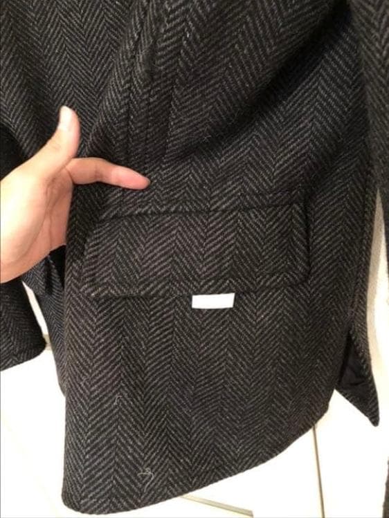 Maison Margiela ダークグレー ショート丈コート