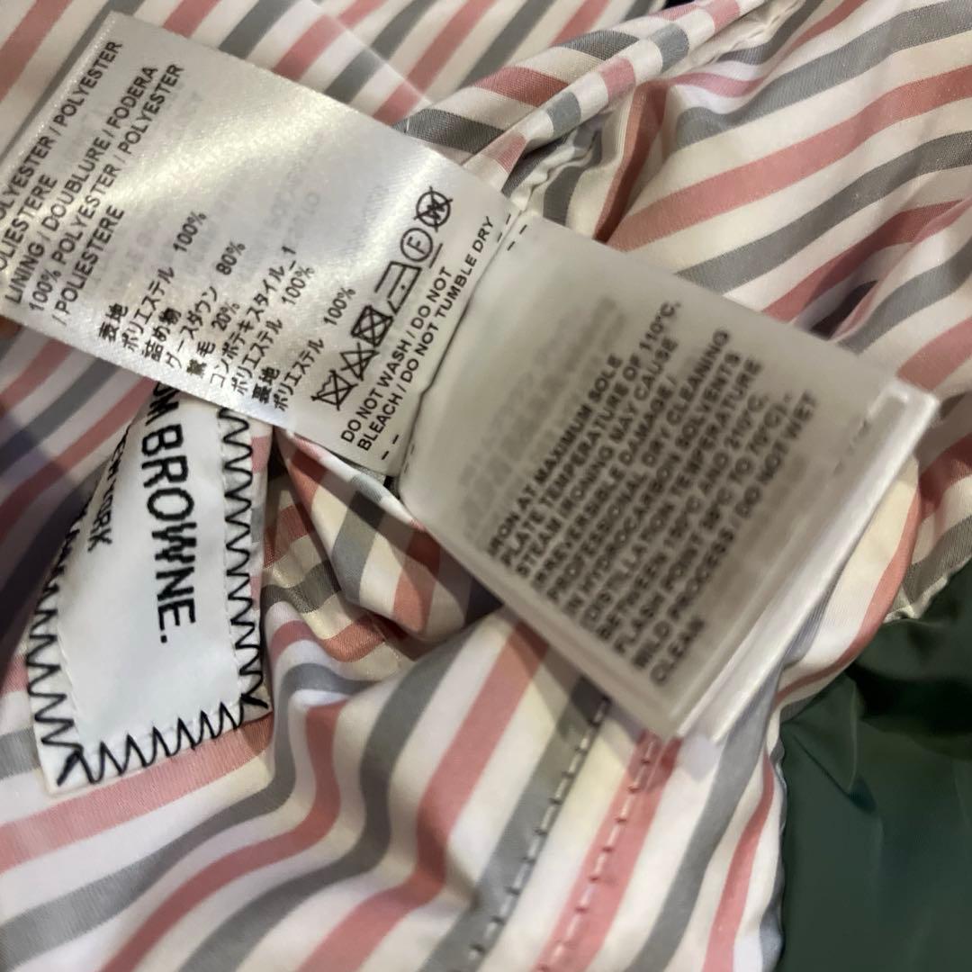 トムブラウンダウンコート