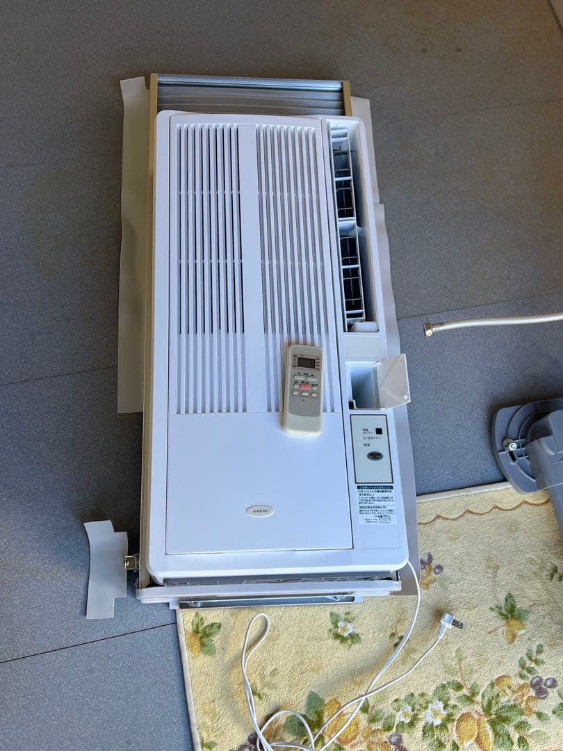 KOIZUMI 窓用エアコン KAW-1912 枠も付属