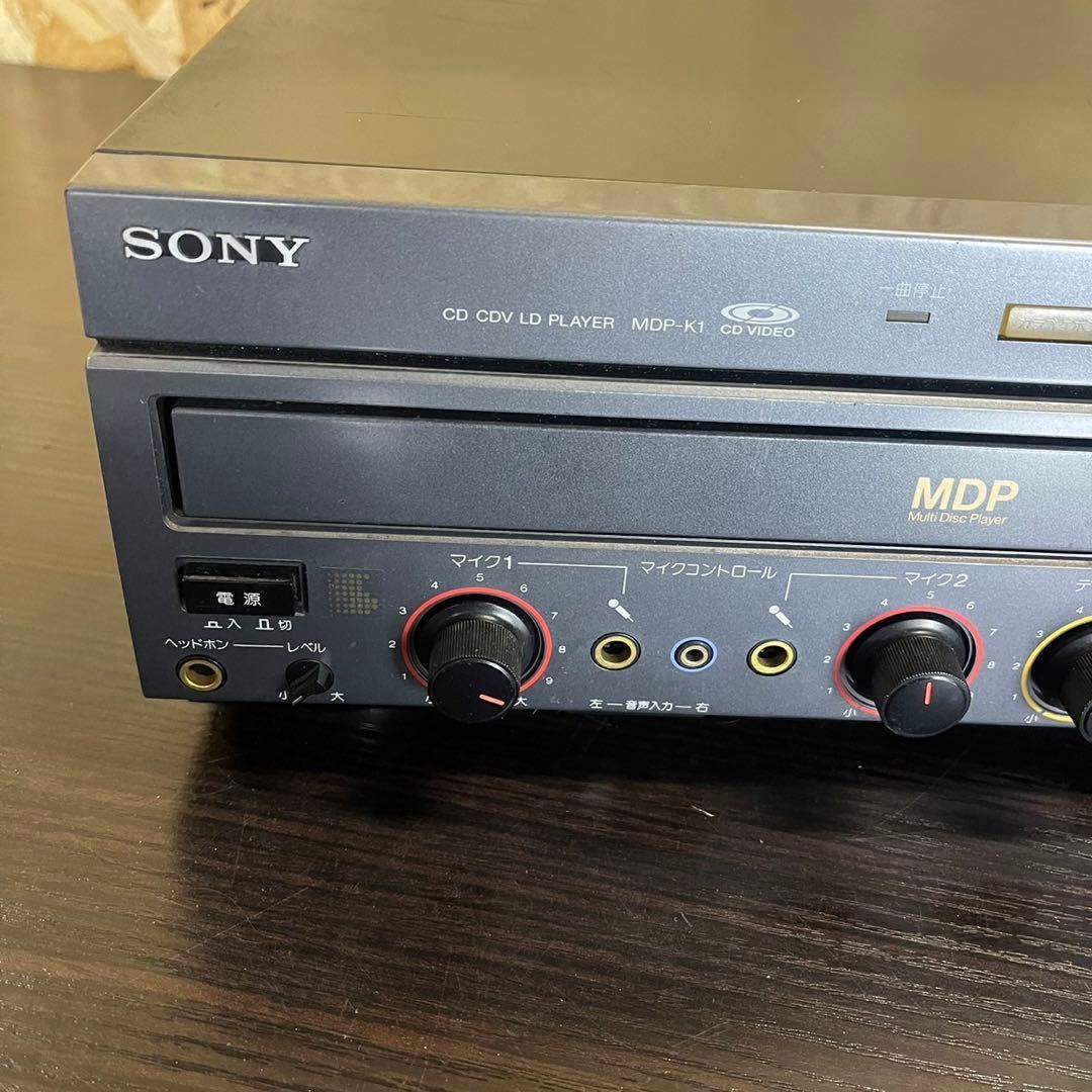 【希少】SONY MDP-K1 レーザーディスク LD CD カラオケ対応機