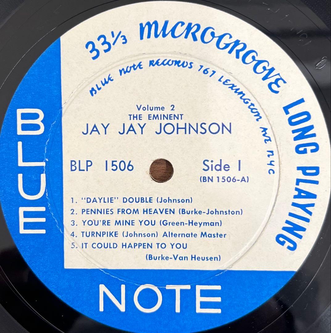 【LP/US盤】The Eminent Jay Jay Johnson Vol2