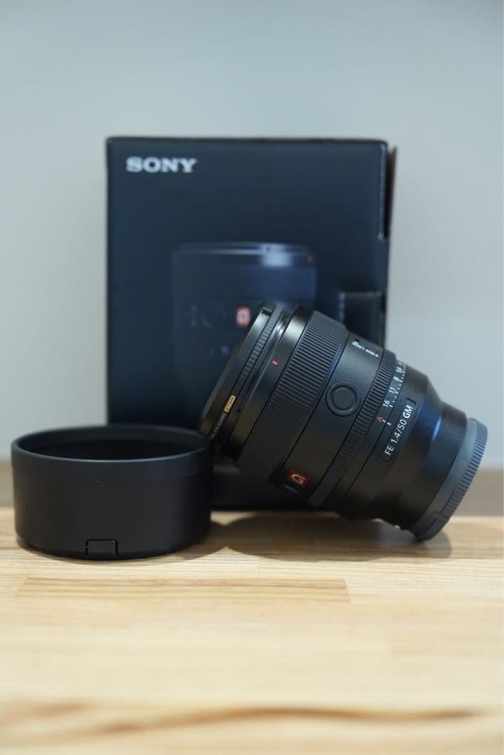 SONY FE50mm F1.4GM SEL50F14GM 保護フィルター付き