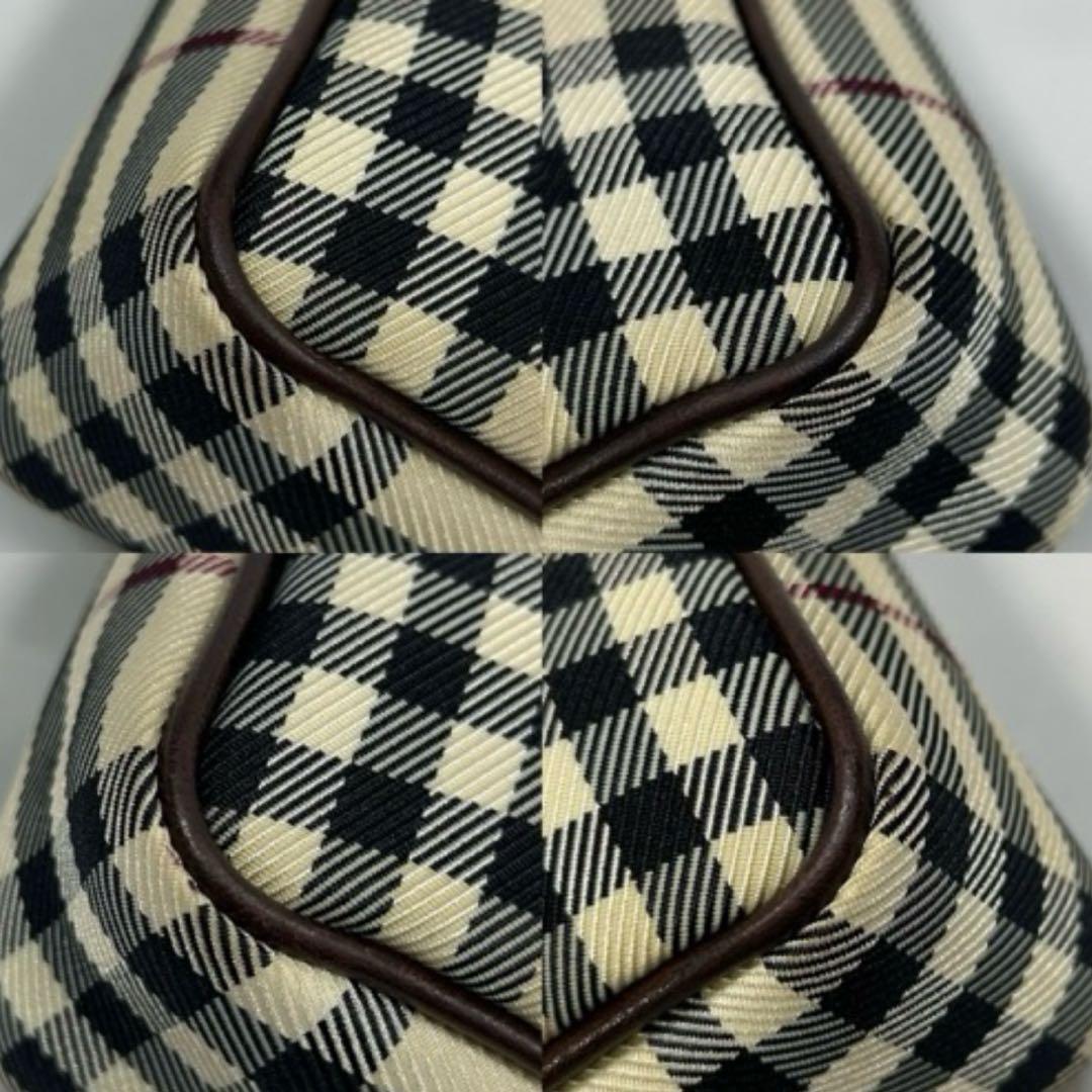 【極美品】バーバリー ショルダーバッグ レザー ノバチェック 肩掛け 斜め掛け