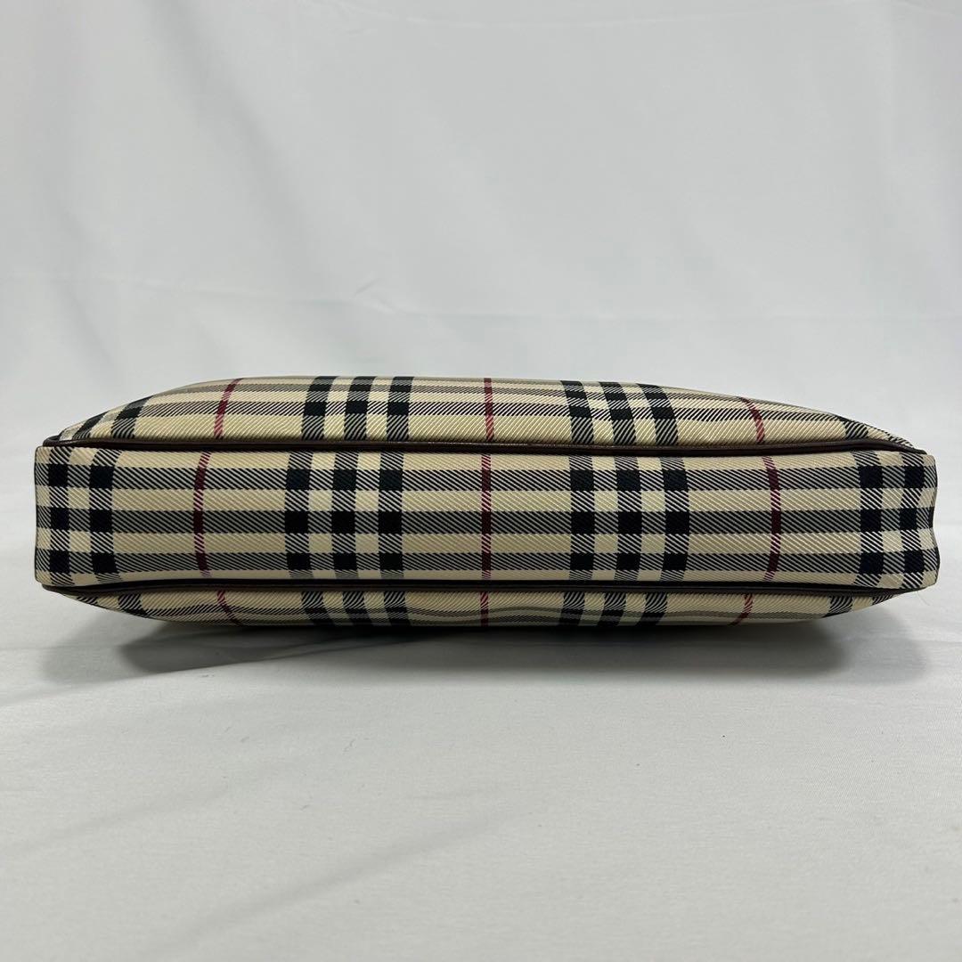 【極美品】バーバリー ショルダーバッグ レザー ノバチェック 肩掛け 斜め掛け