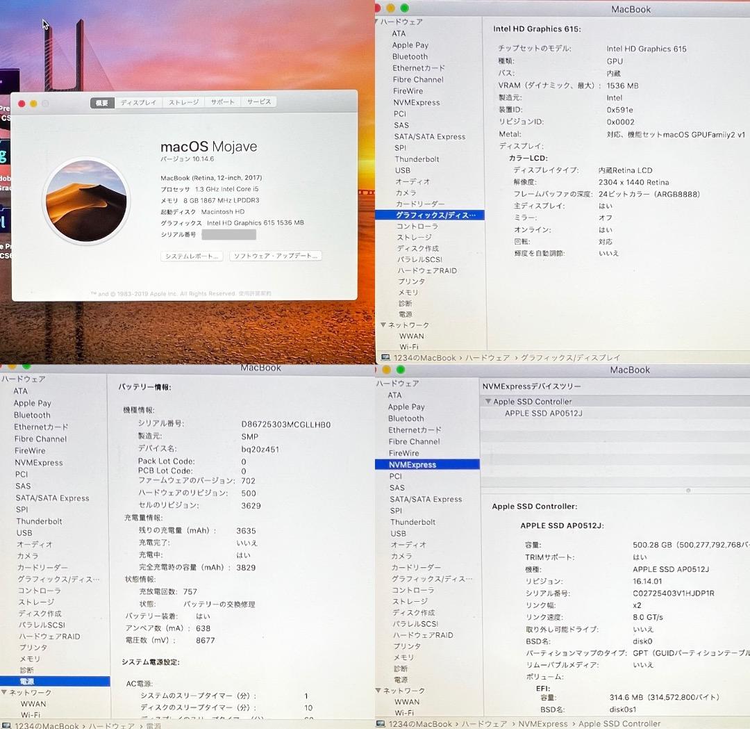 ダブルOS♪〜MacBook 12-inch /Win11/Office/CS6