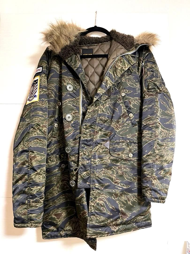 HYSTERIC GLAMOUR_迷彩モッズコート