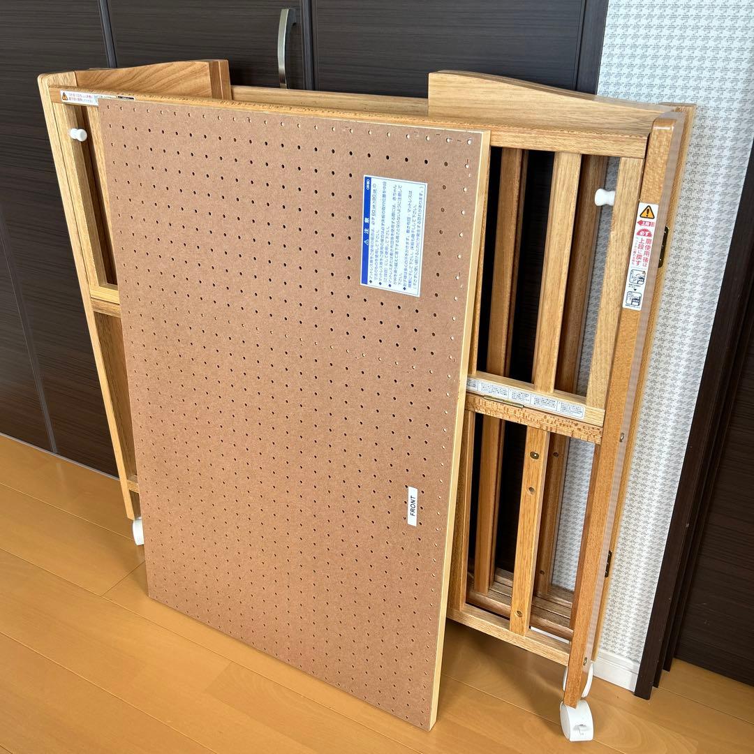 【美品】カトージ　ベビーベッド折り畳み