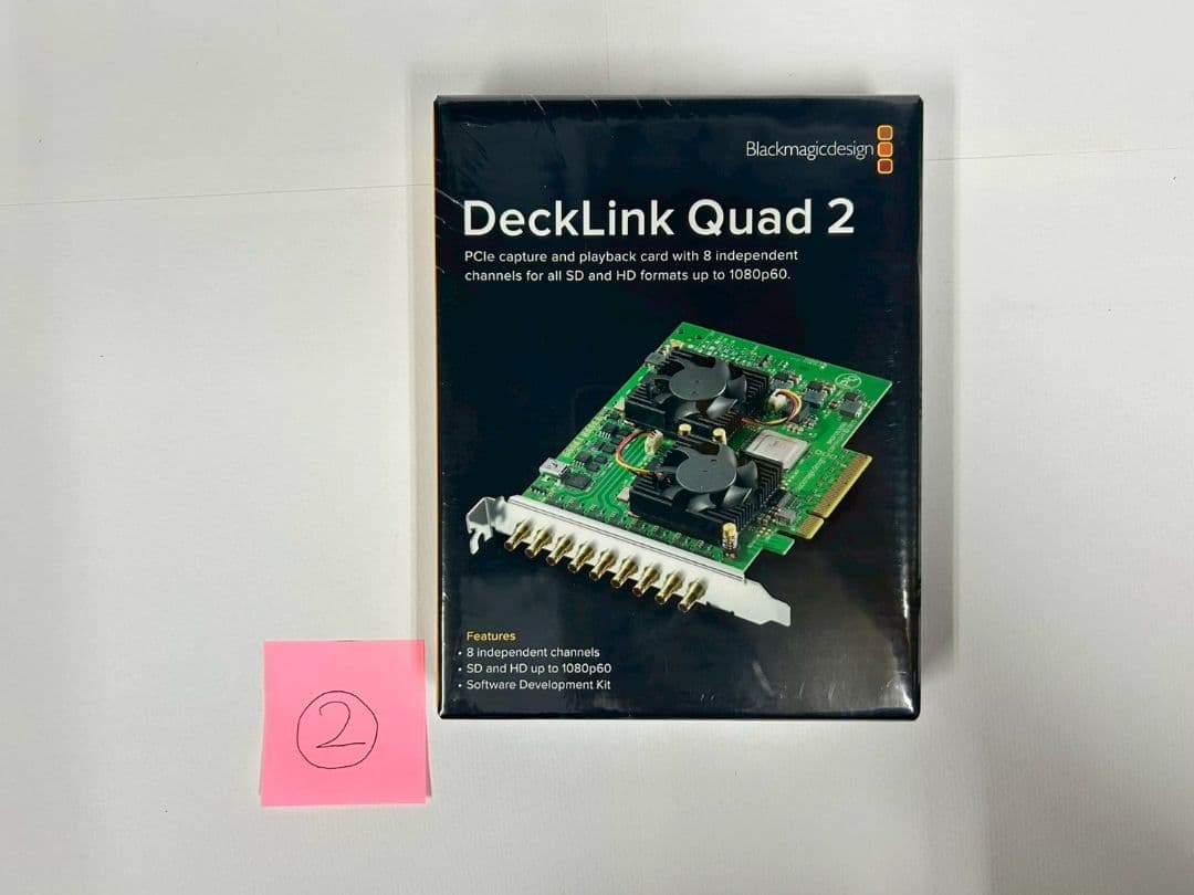【新品未使用】②DeckLink Quad 2 PCIeキャプチャカード