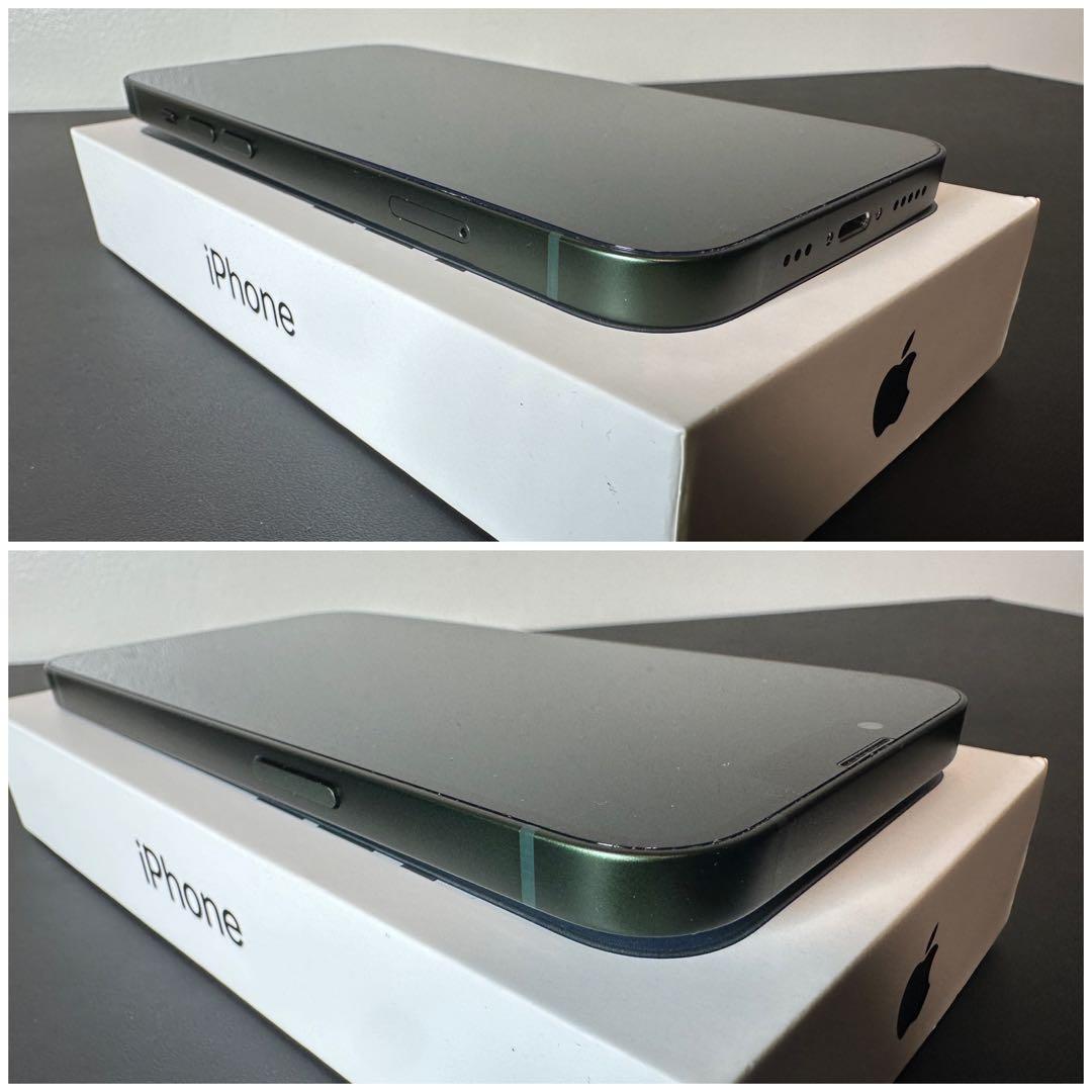 iPhone 13 美品128GB ( 電池100% )★ グリーン ★