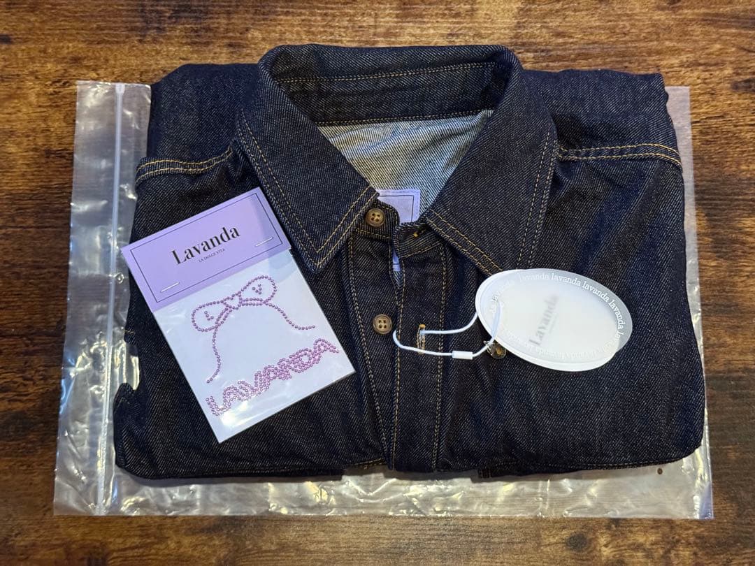 Lavanda デニムシャツジャケット -INDIGO