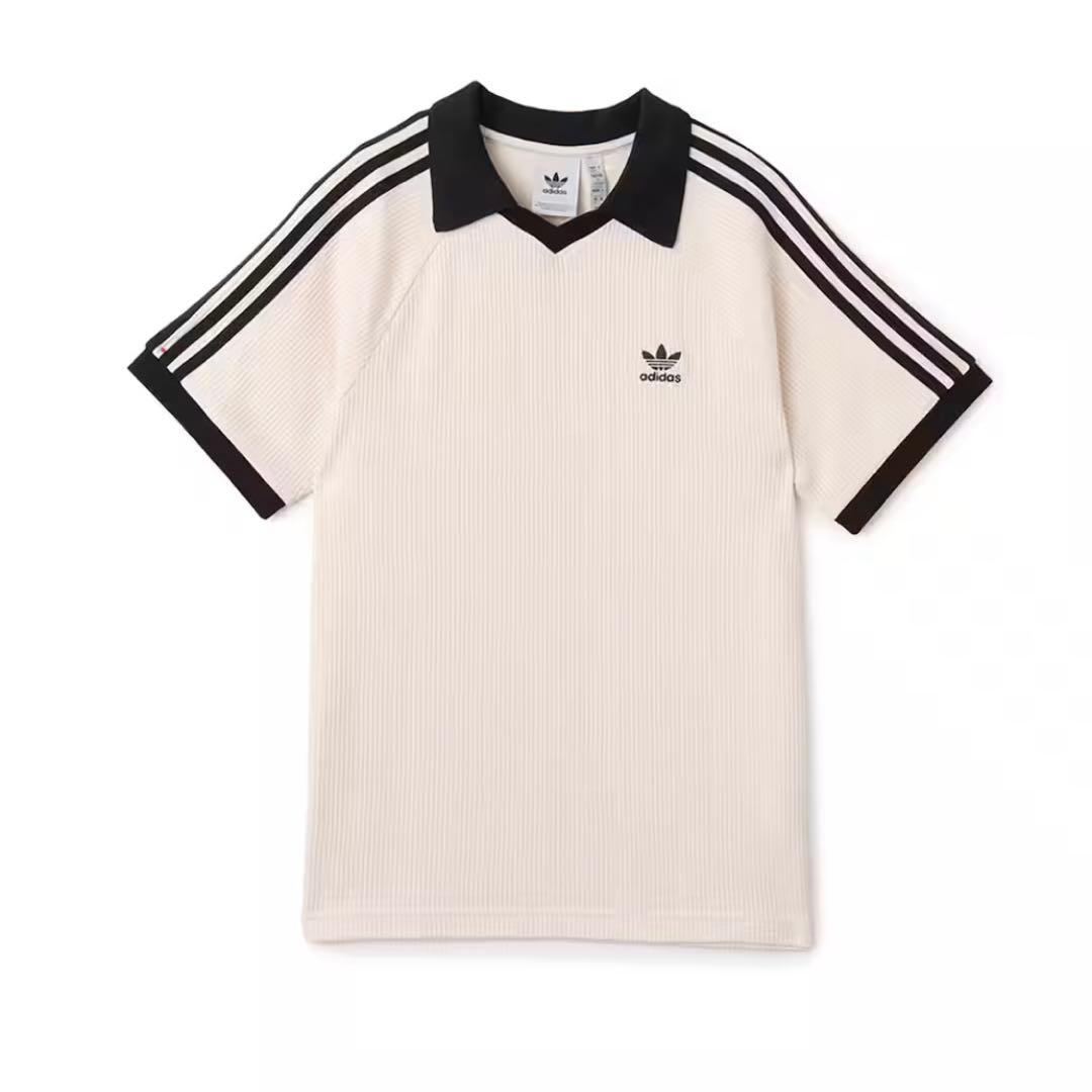 adidas WAFFLE SHORT SLEEVE POLO XXL ホワイト