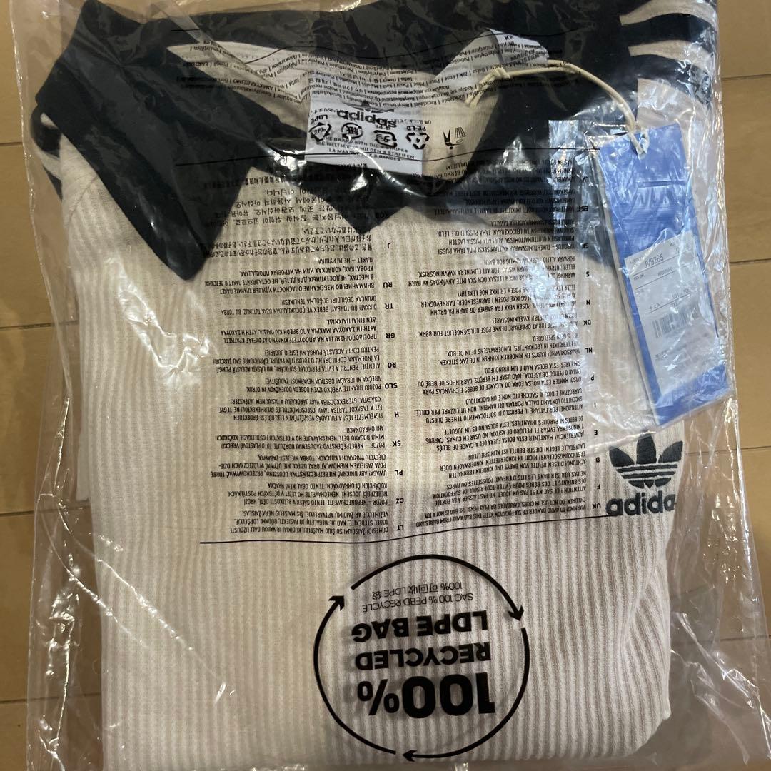 adidas WAFFLE SHORT SLEEVE POLO XXL ホワイト