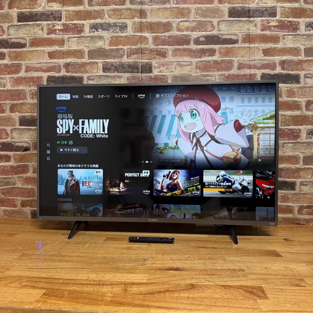 FUNAI 43V型 4K 液晶テレビ Fire TV搭載 FL-43UF340