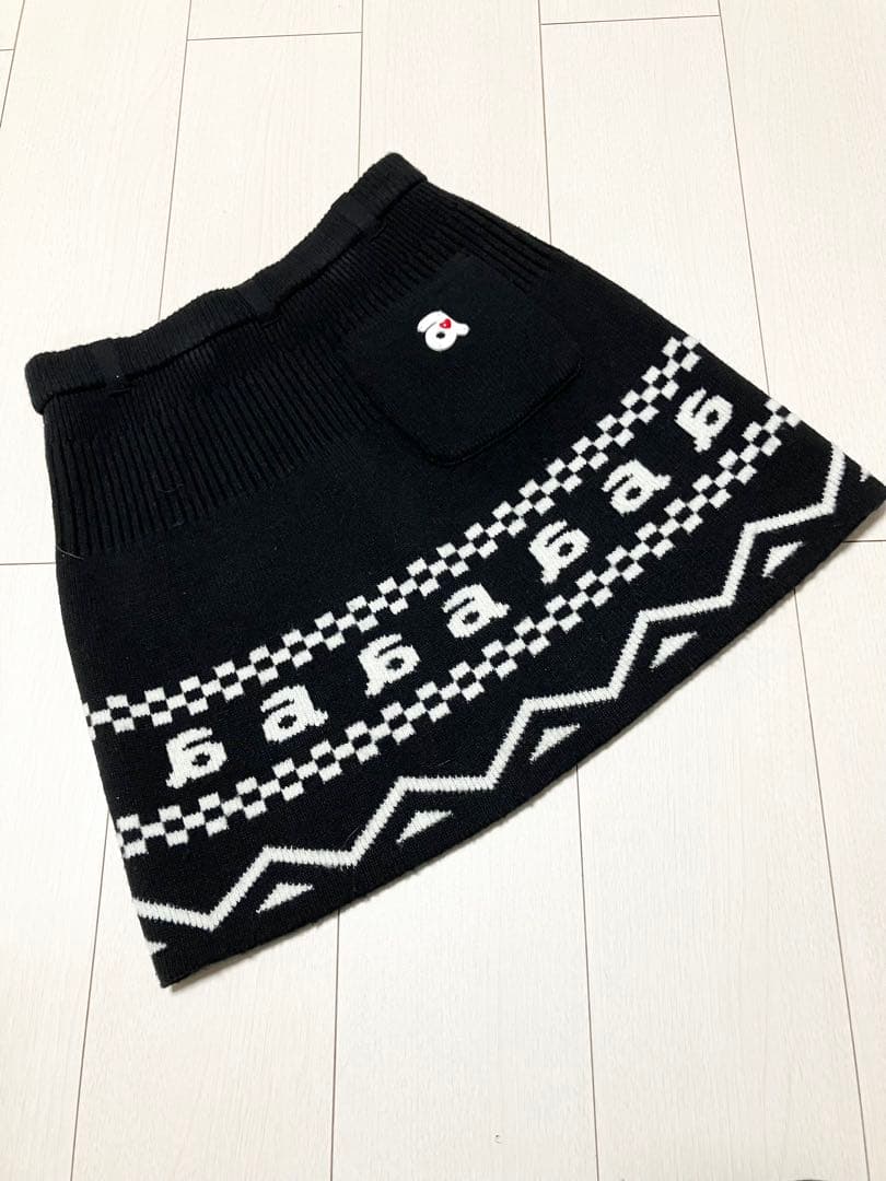 アルチビオarchivio カシミヤセーター・リバーシブルスカート サイズ36