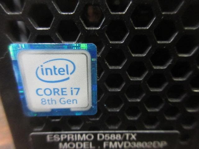 8送料込★ 富士通 ESPRIMO D588/TX i7 8th Genジャンク
