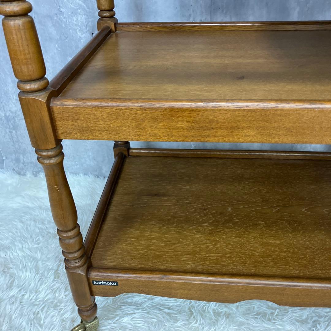 mako miniカリモク Karimoku キッチンワゴン アンティーク