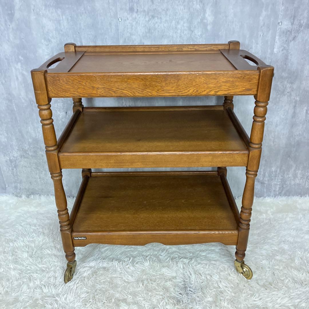 mako miniカリモク Karimoku キッチンワゴン アンティーク