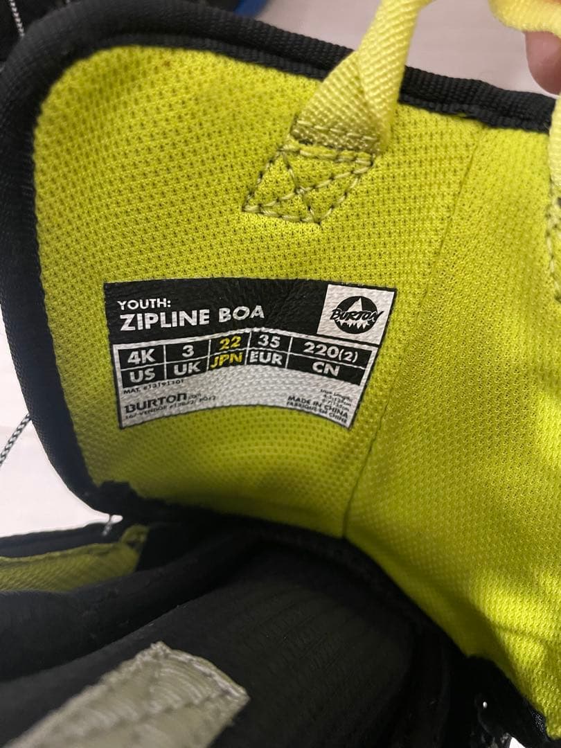 良品！値下げ！Burton子ども用スノーボードブーツ BOA 22cm