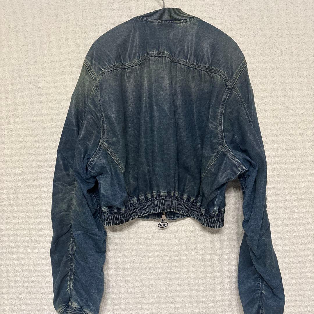 破格❗️ルセラフィム　ユンジン着用DIESEL 短丈デニムボンバージャケット　M