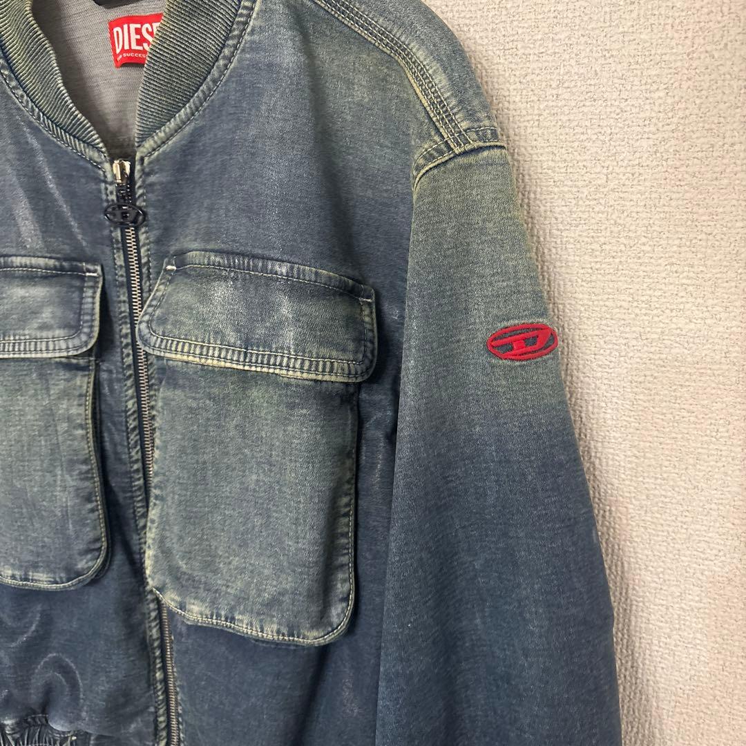 破格❗️ルセラフィム　ユンジン着用DIESEL 短丈デニムボンバージャケット　M