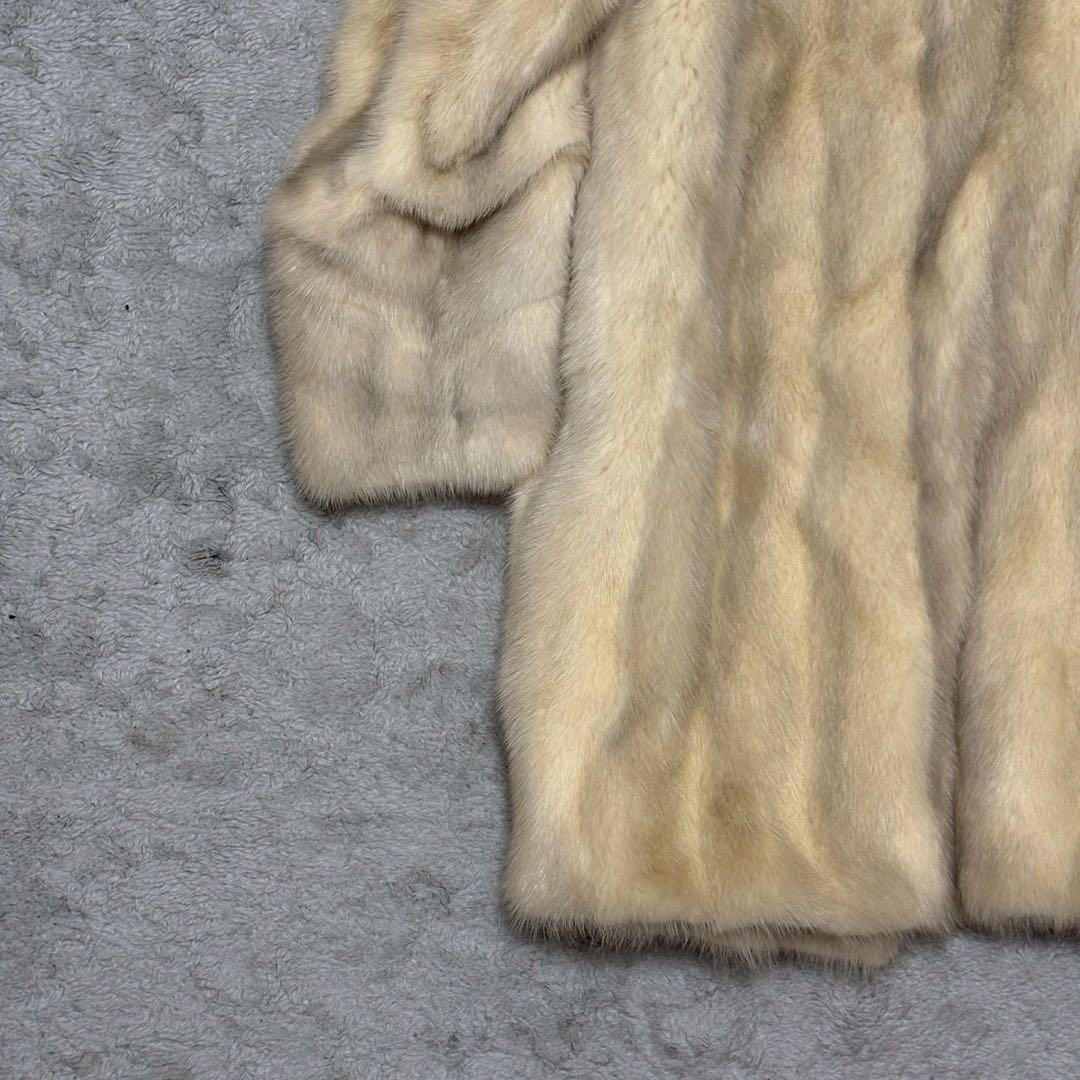 リアルファー ミンクコート ロング レディース 高級品 毛皮コート CC14