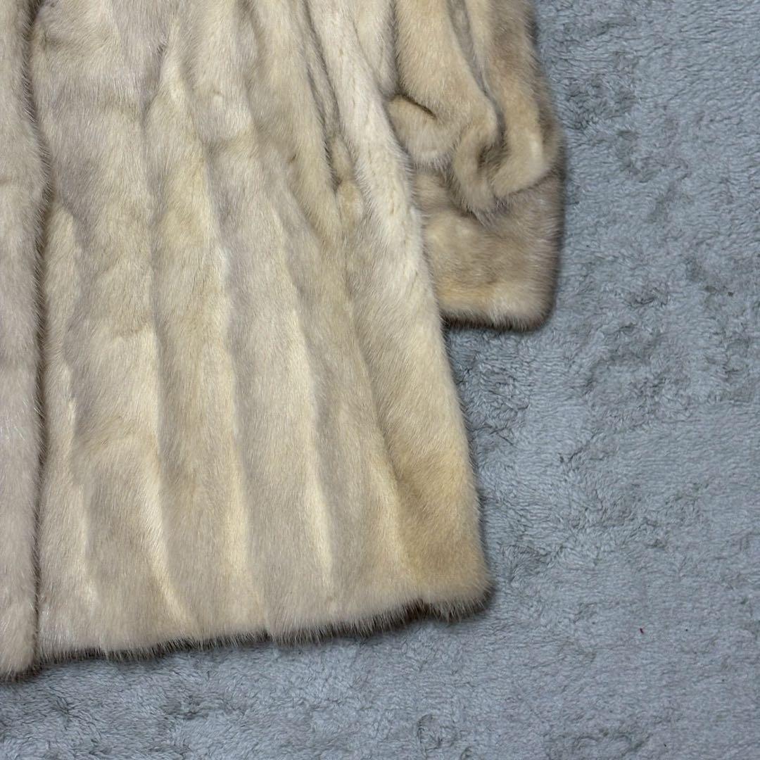 リアルファー ミンクコート ロング レディース 高級品 毛皮コート CC14