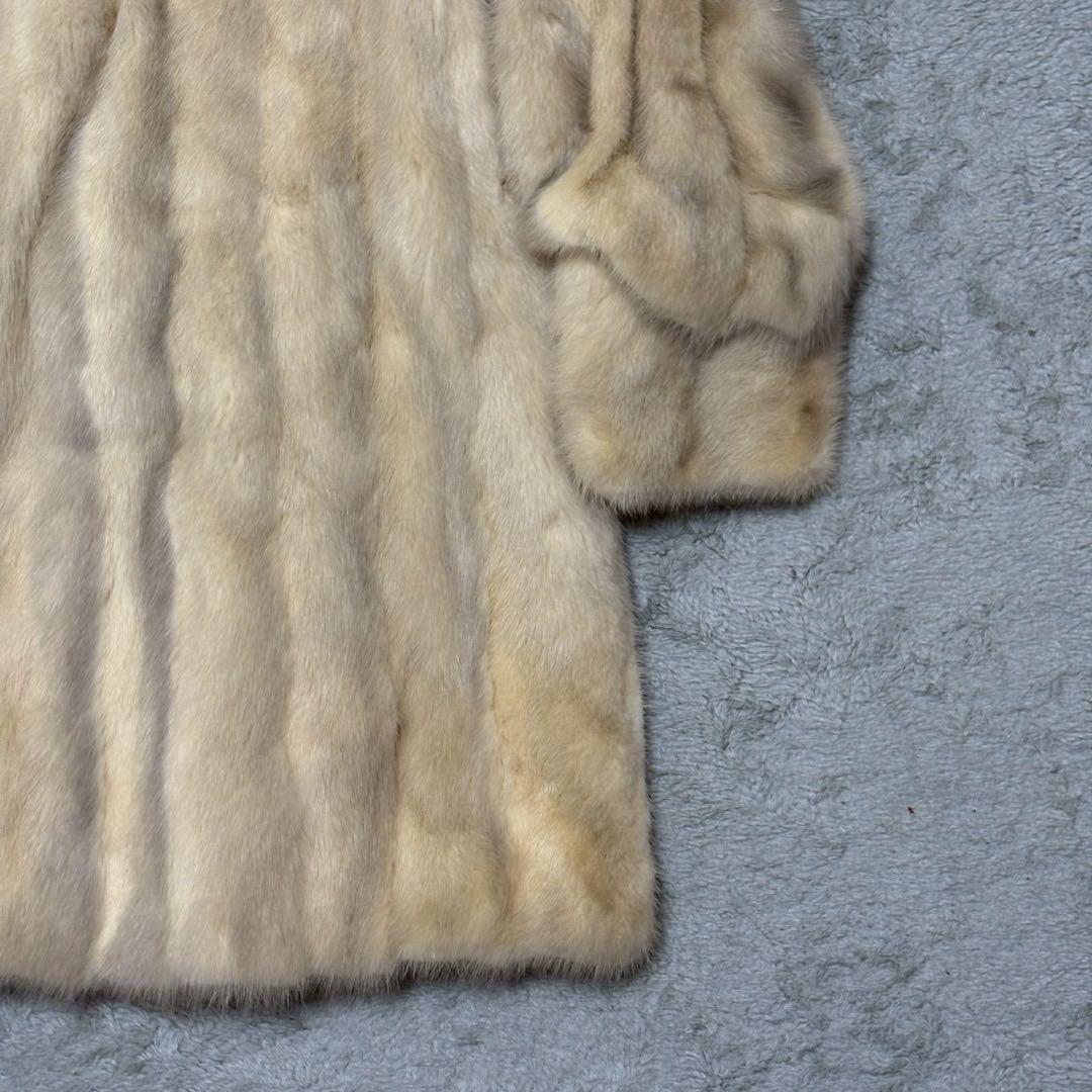 リアルファー ミンクコート ロング レディース 高級品 毛皮コート CC14