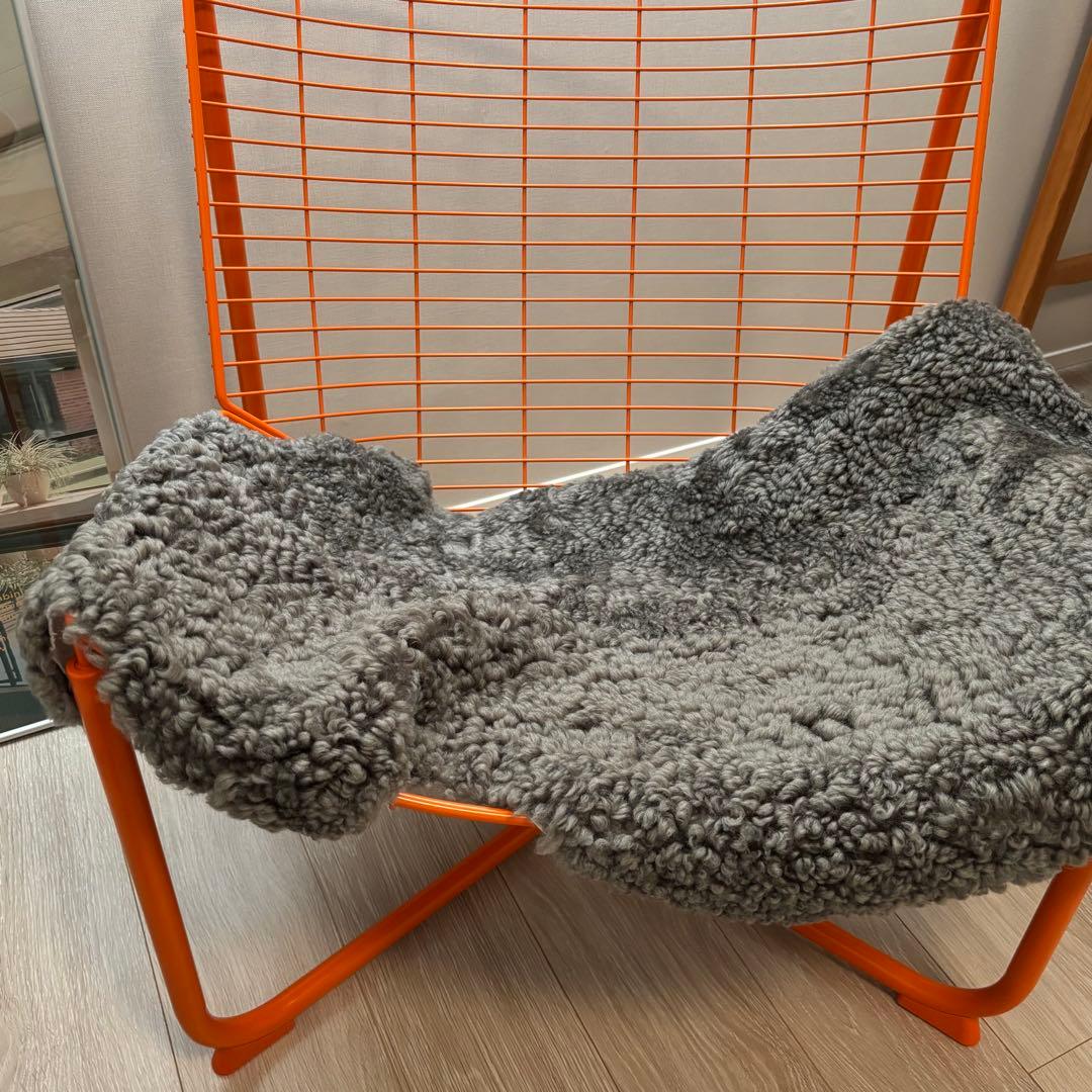 アクタス購入　MS Sweden 羊毛 シープスキンラグ グレー