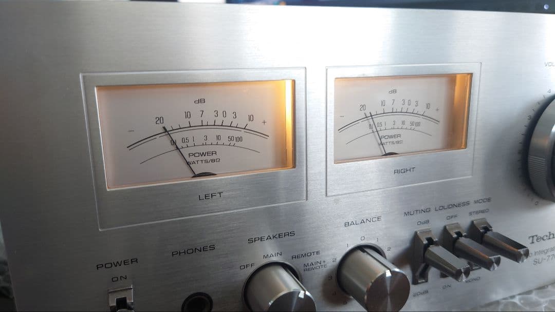 Technics　SU-7700Ⅱ　プリメインアンプ　松下電器産業　ジャンク扱い