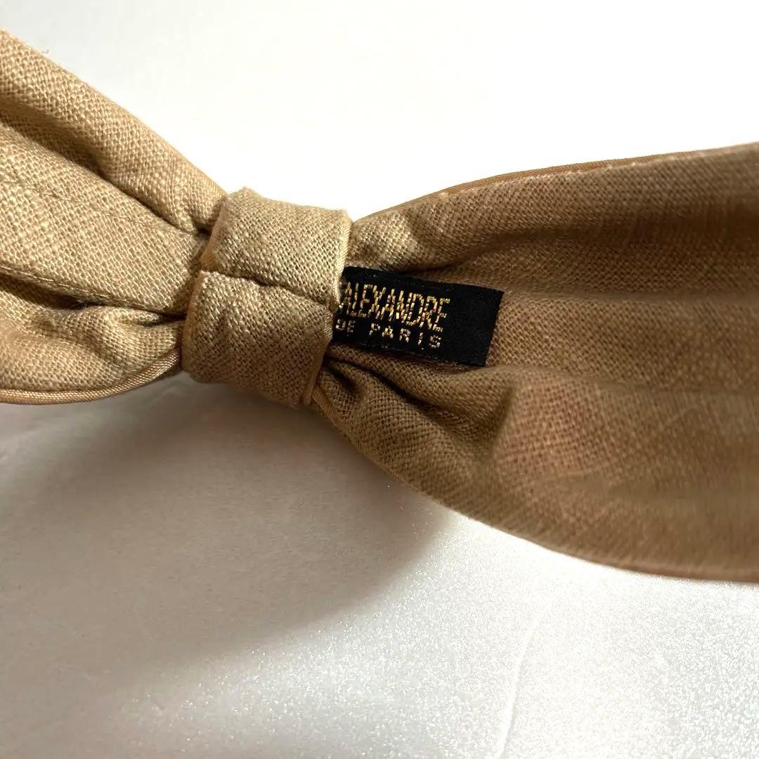 ALEXANDRE DE PARIS カチューシャ ヘアバンド ベージュ
