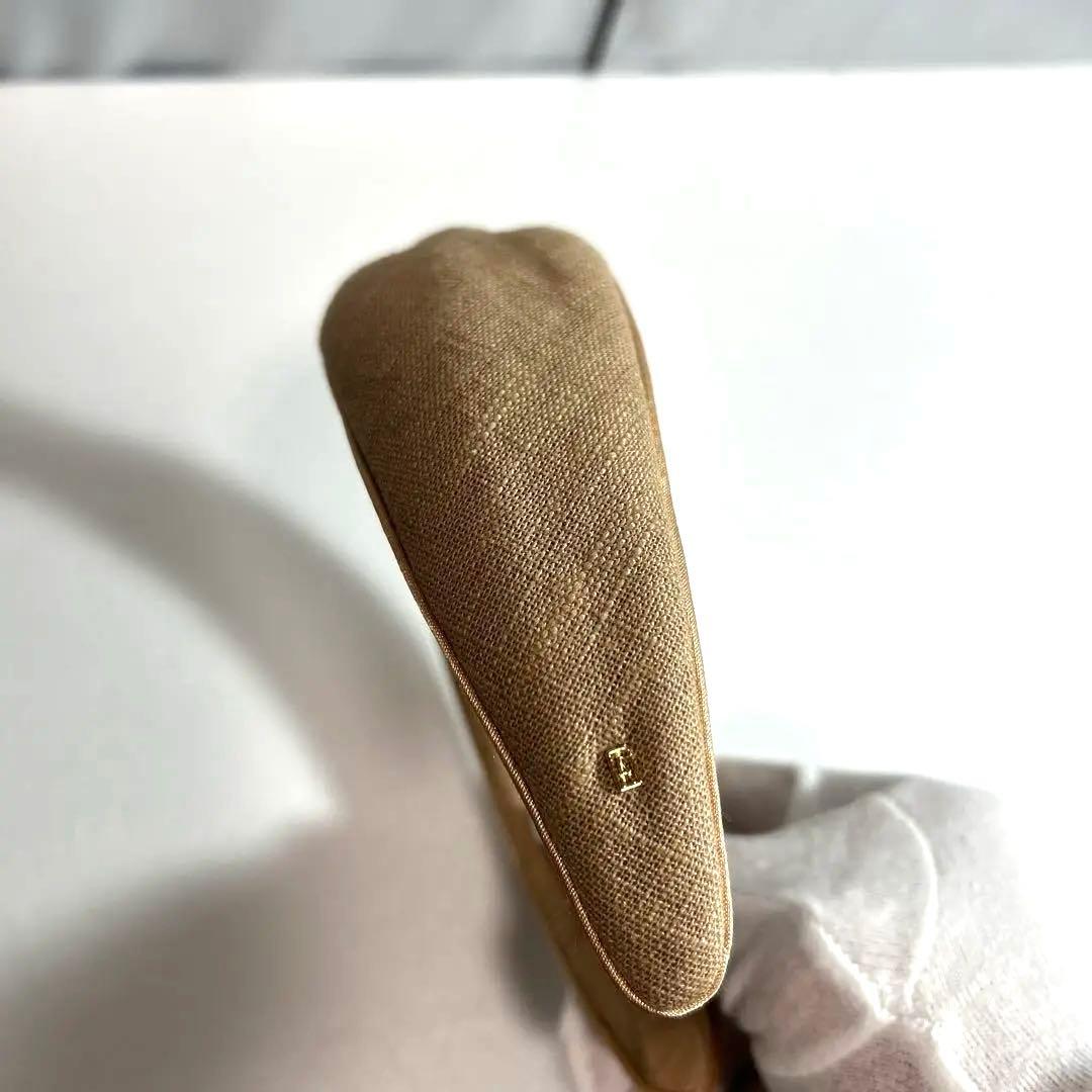 ALEXANDRE DE PARIS カチューシャ ヘアバンド ベージュ