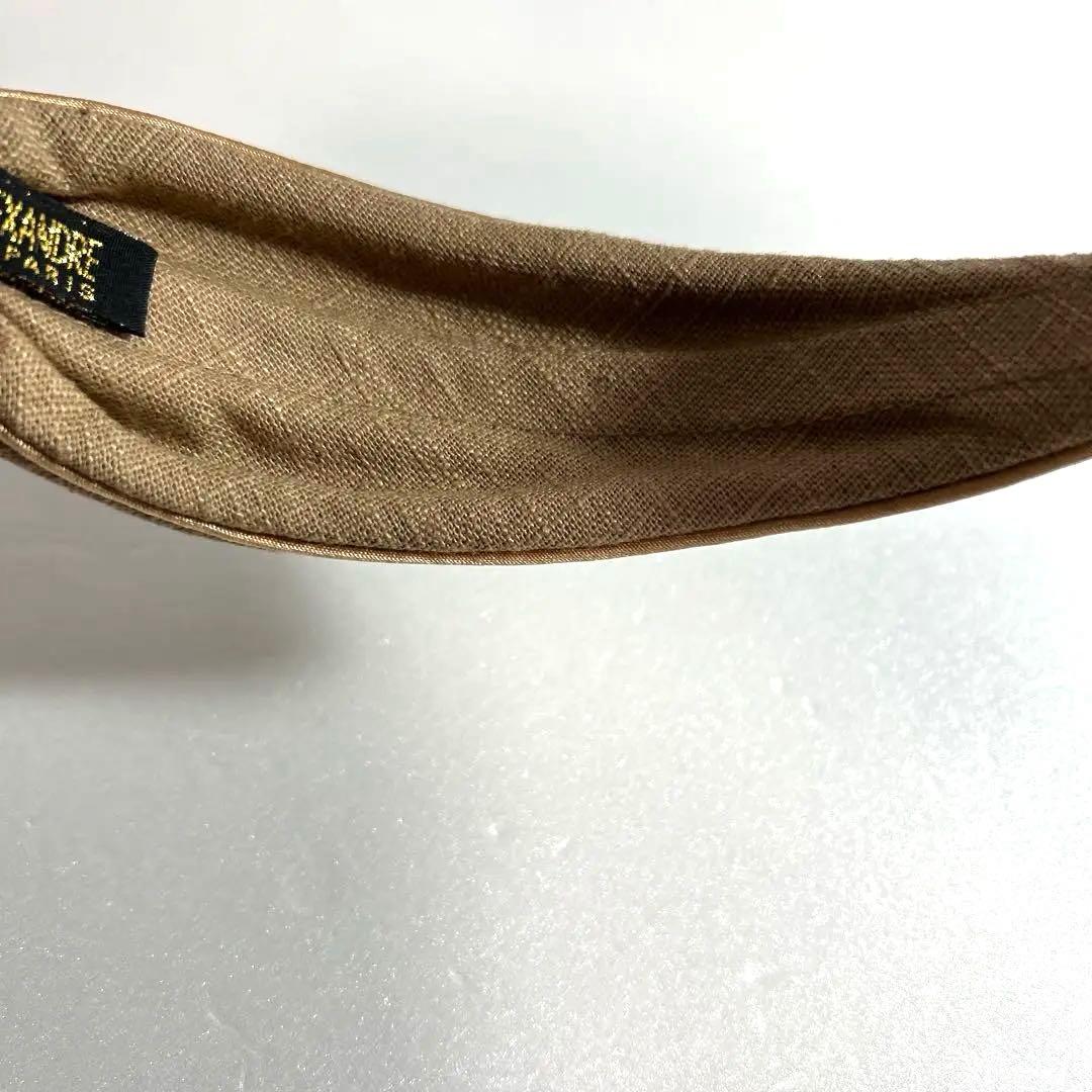 ALEXANDRE DE PARIS カチューシャ ヘアバンド ベージュ