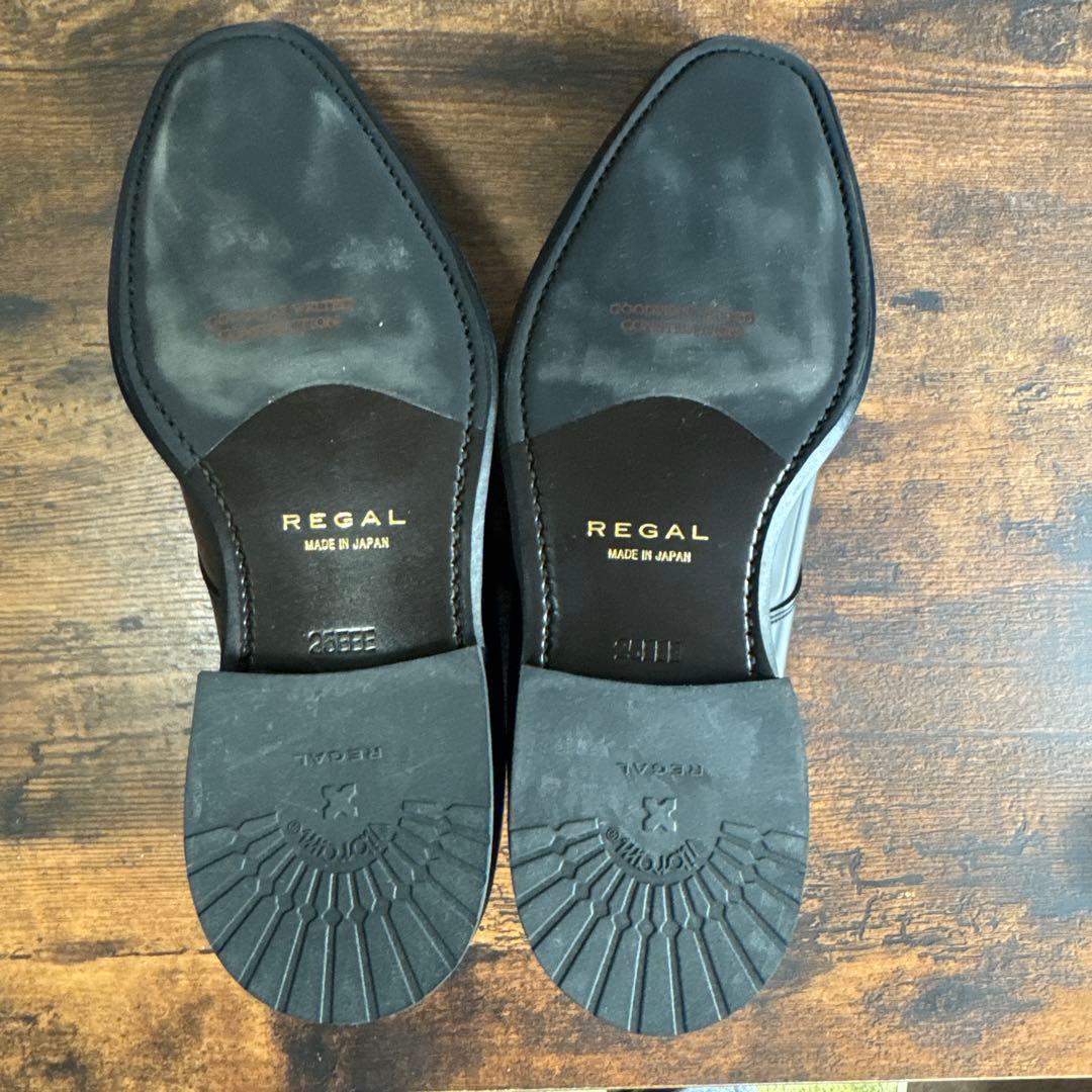 REGAL ブラック ビジネスシューズ 25cm