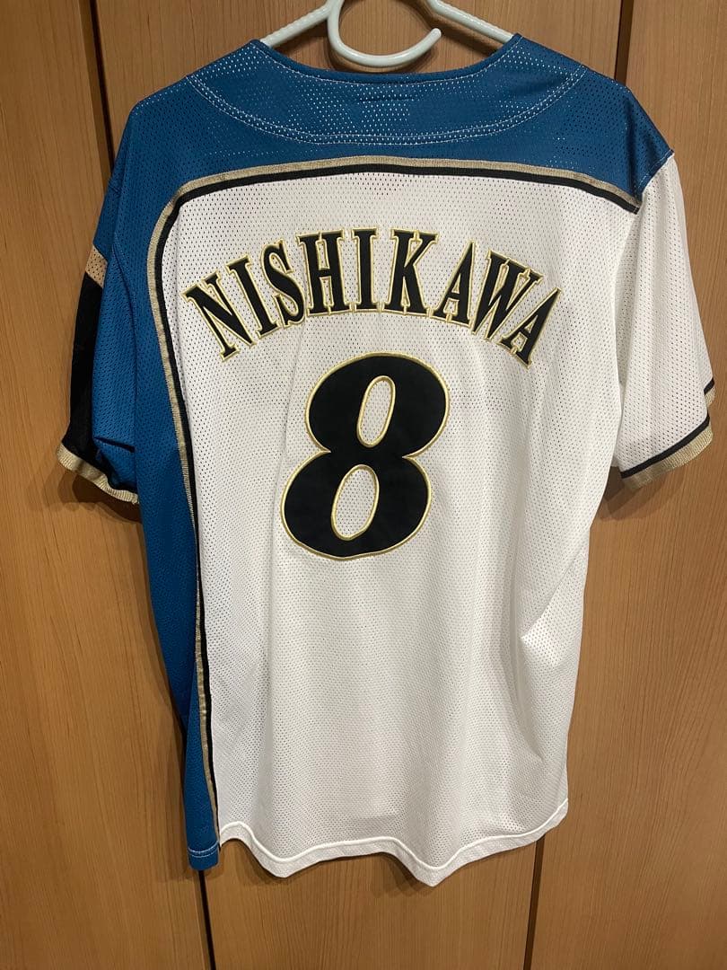 北海道日本ハムファイターズ西川遥輝ユニフォーム　NO8