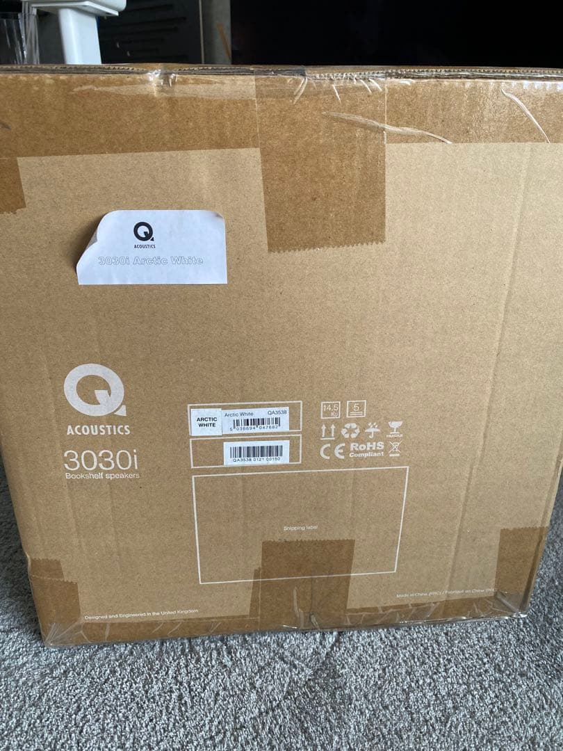 Q Acoustics 3030i スピーカー　白　本体&専用スタンド　セット