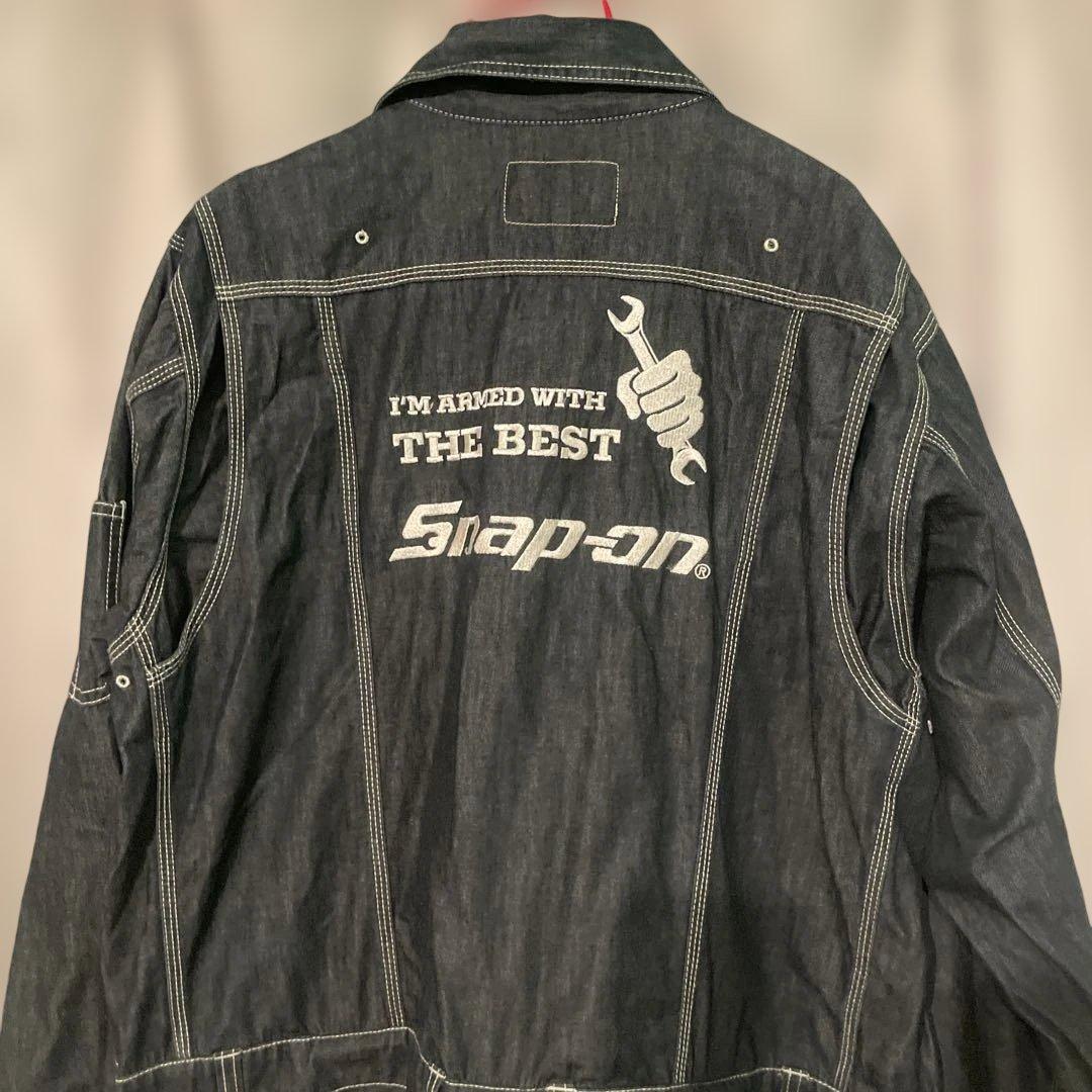 希少　Snap-on ダークデニム オーバーオール　3L 美品