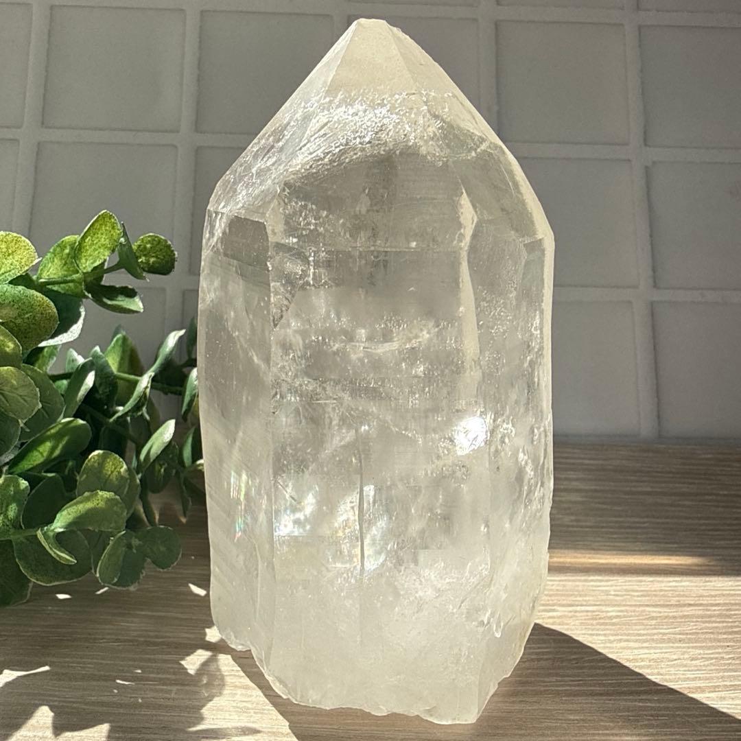 ラッキーブラジル産♪水晶ポイント416g