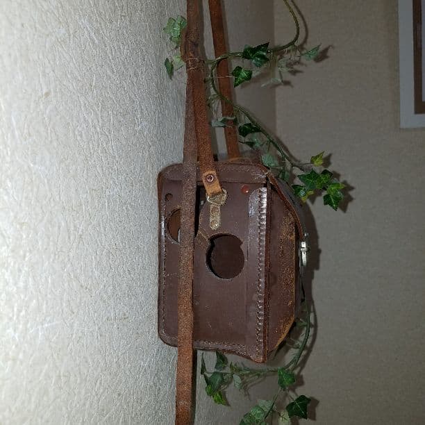 アンティーク　カメラケース