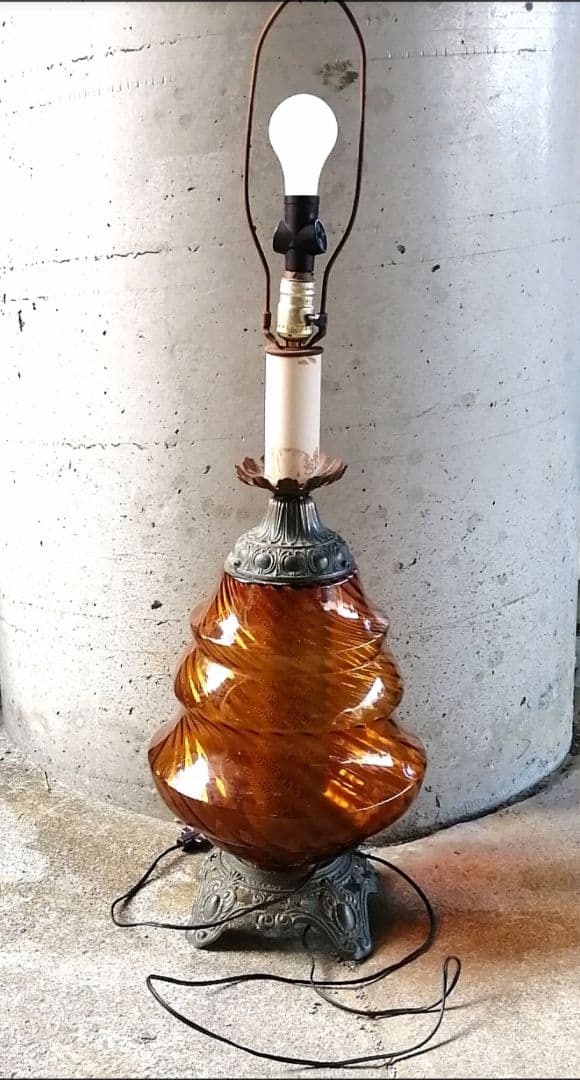 USAアンティークランプ　1940~1950年代　修理要