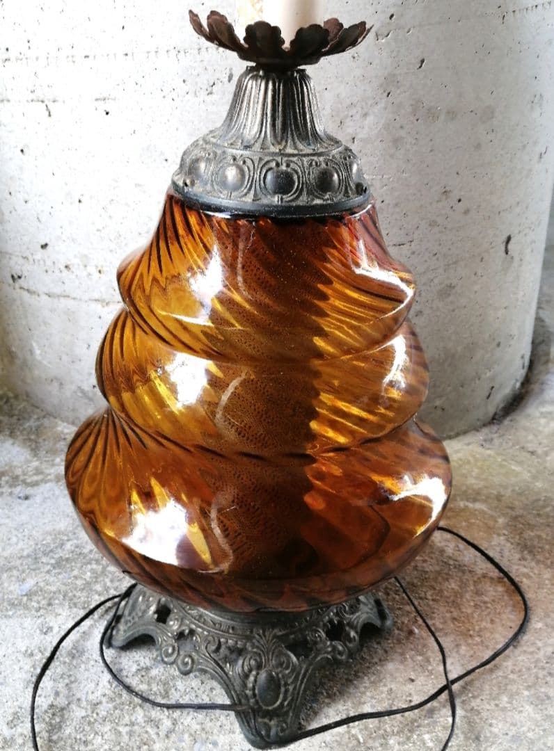 USAアンティークランプ　1940~1950年代　修理要