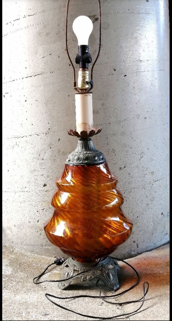 USAアンティークランプ　1940~1950年代　修理要