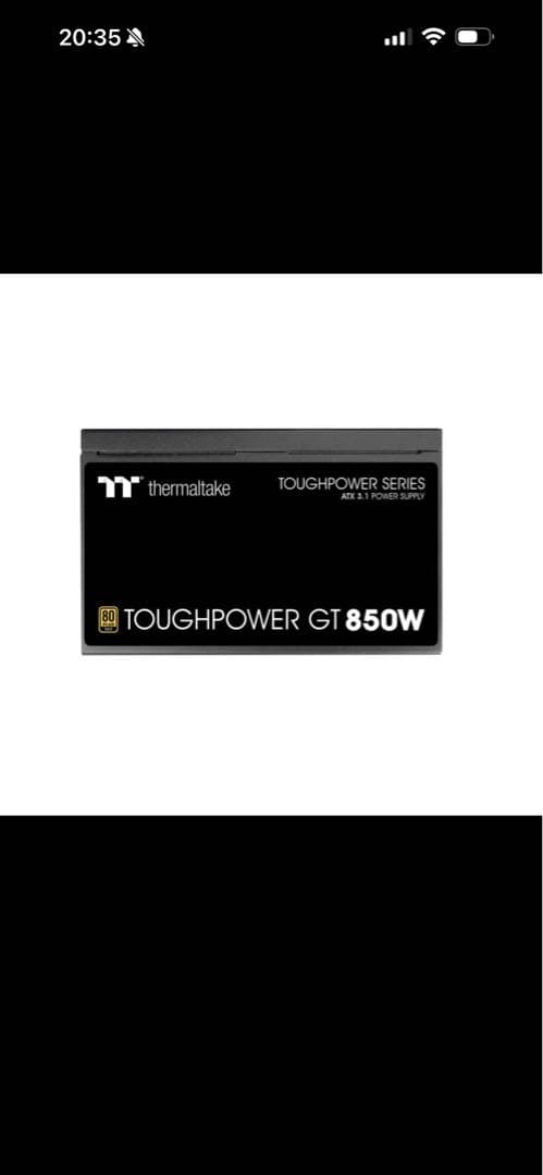 未使用　Thermaltake TOUGHPOWER GT 850W
