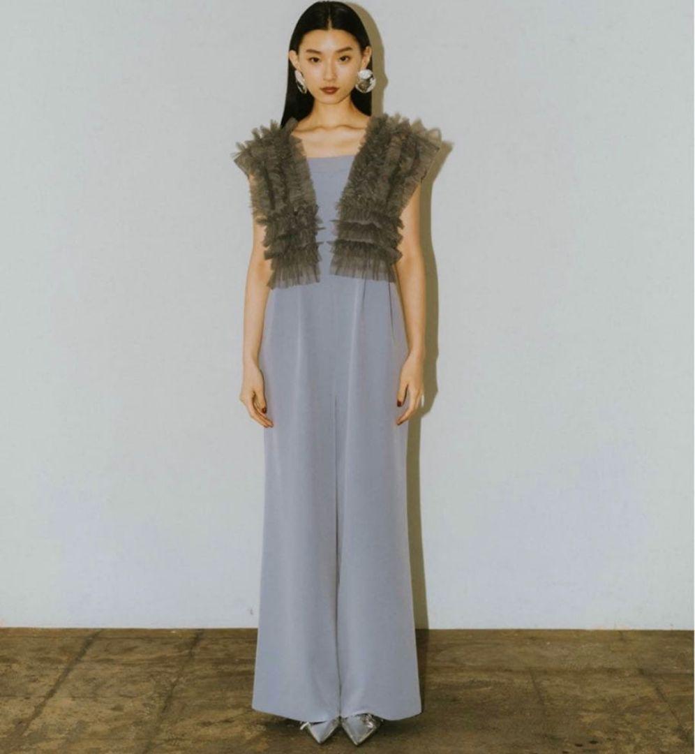 【新品タグ付き】tulle vest all in one dress M