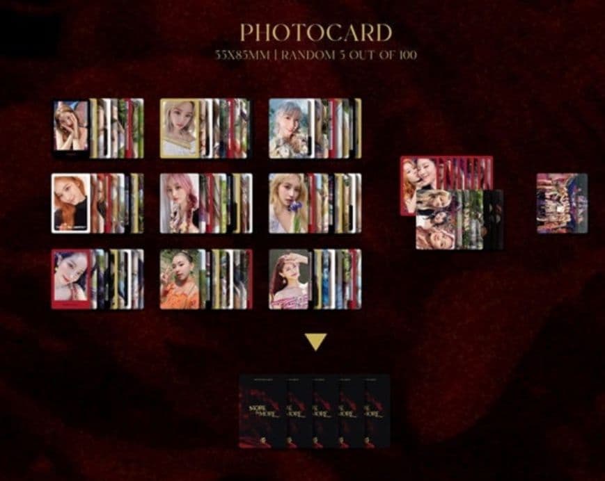 TWICE韓国版限定版フォトカード&アルバム フォトカード約50枚