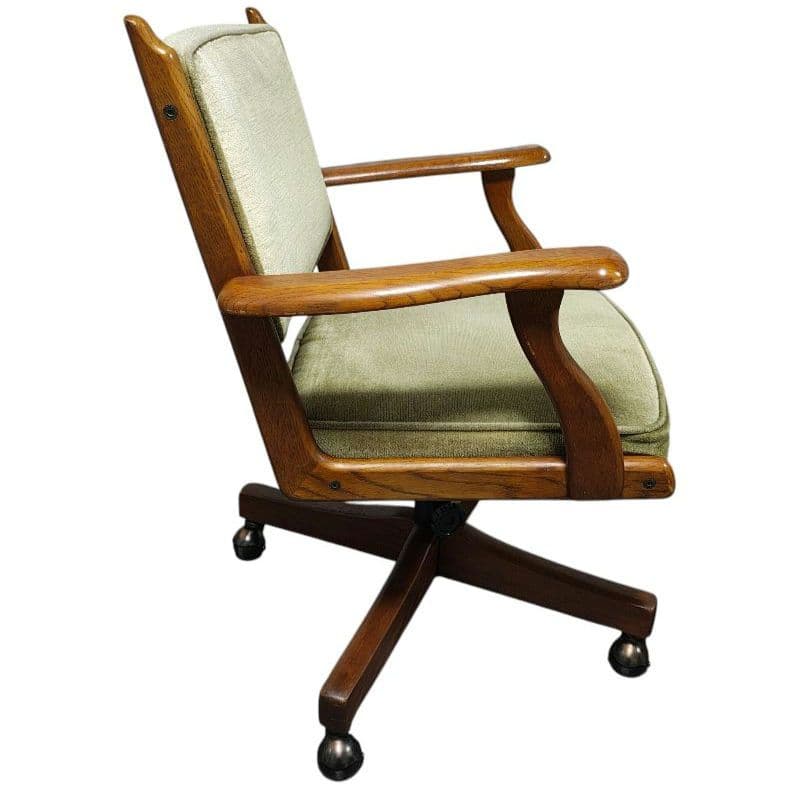 karimoku オールドカリモク コロニアル デスクチェア モケットグリーン